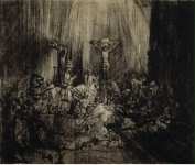 Rembrandt Harmensz. van Rijn The Three Crosses  - Hermitage